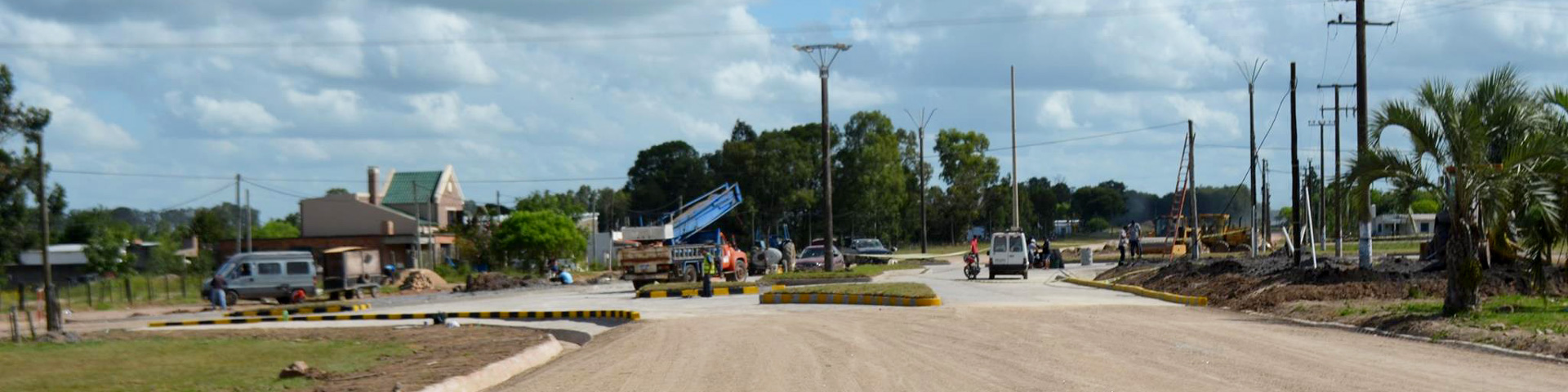 Construcción de accesos a Vergara